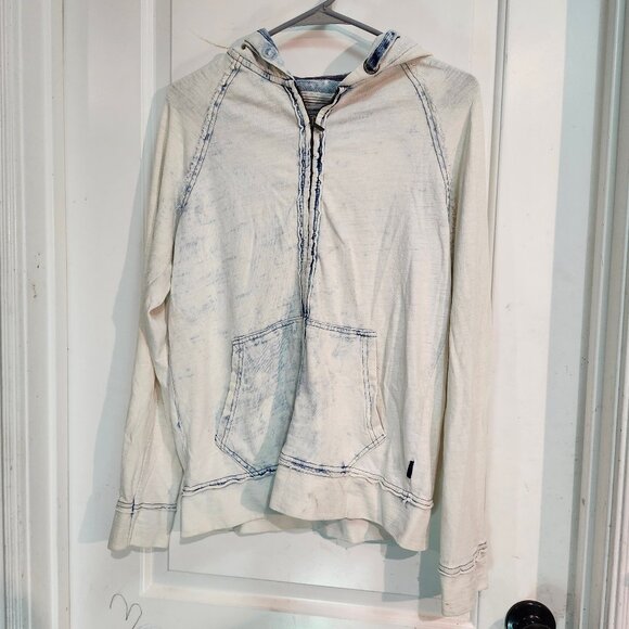 Y2k Ring of Fire Denim style Hoodie - Picture 1 of 7